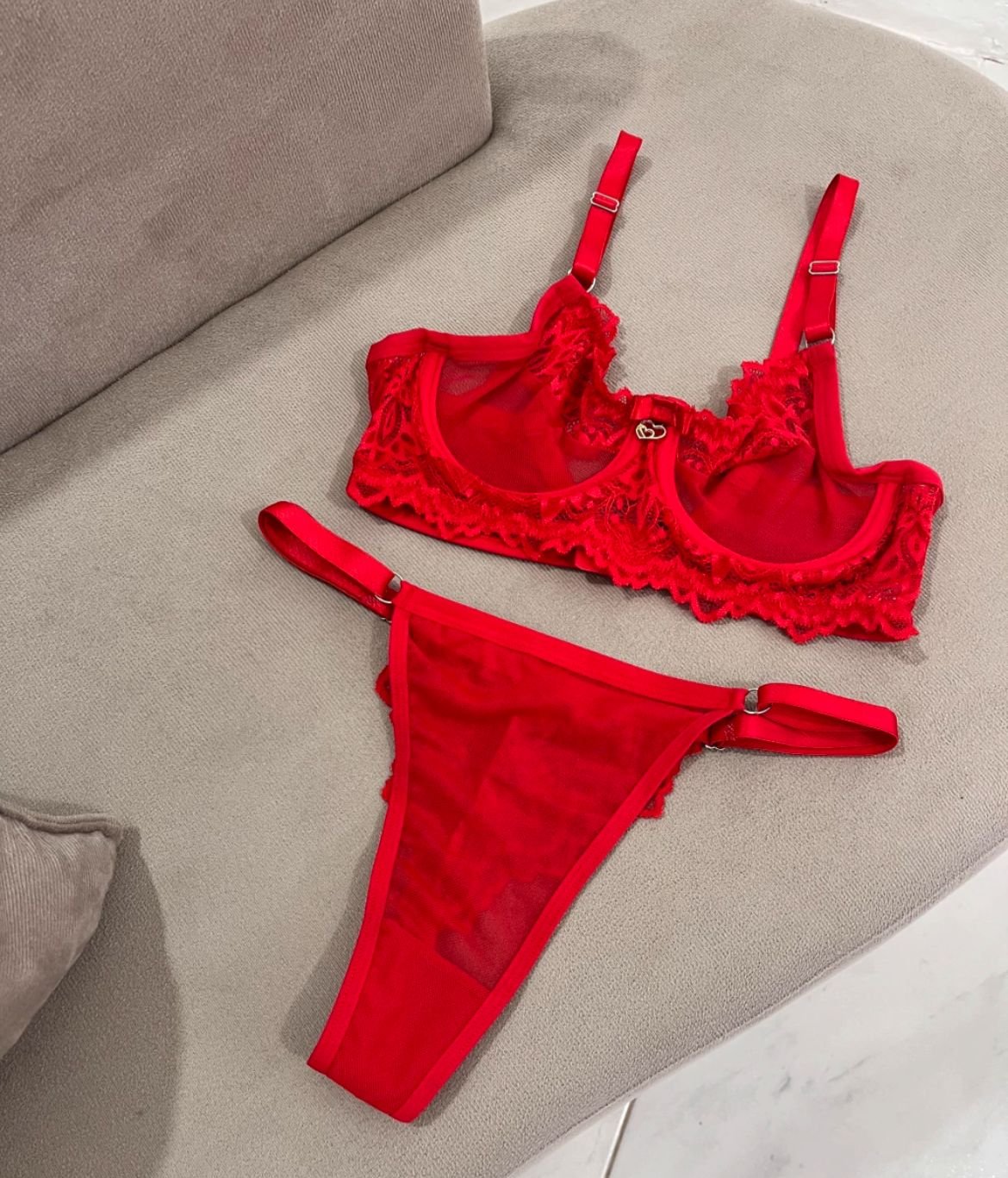 Conjunto Renda Cores - cor cores